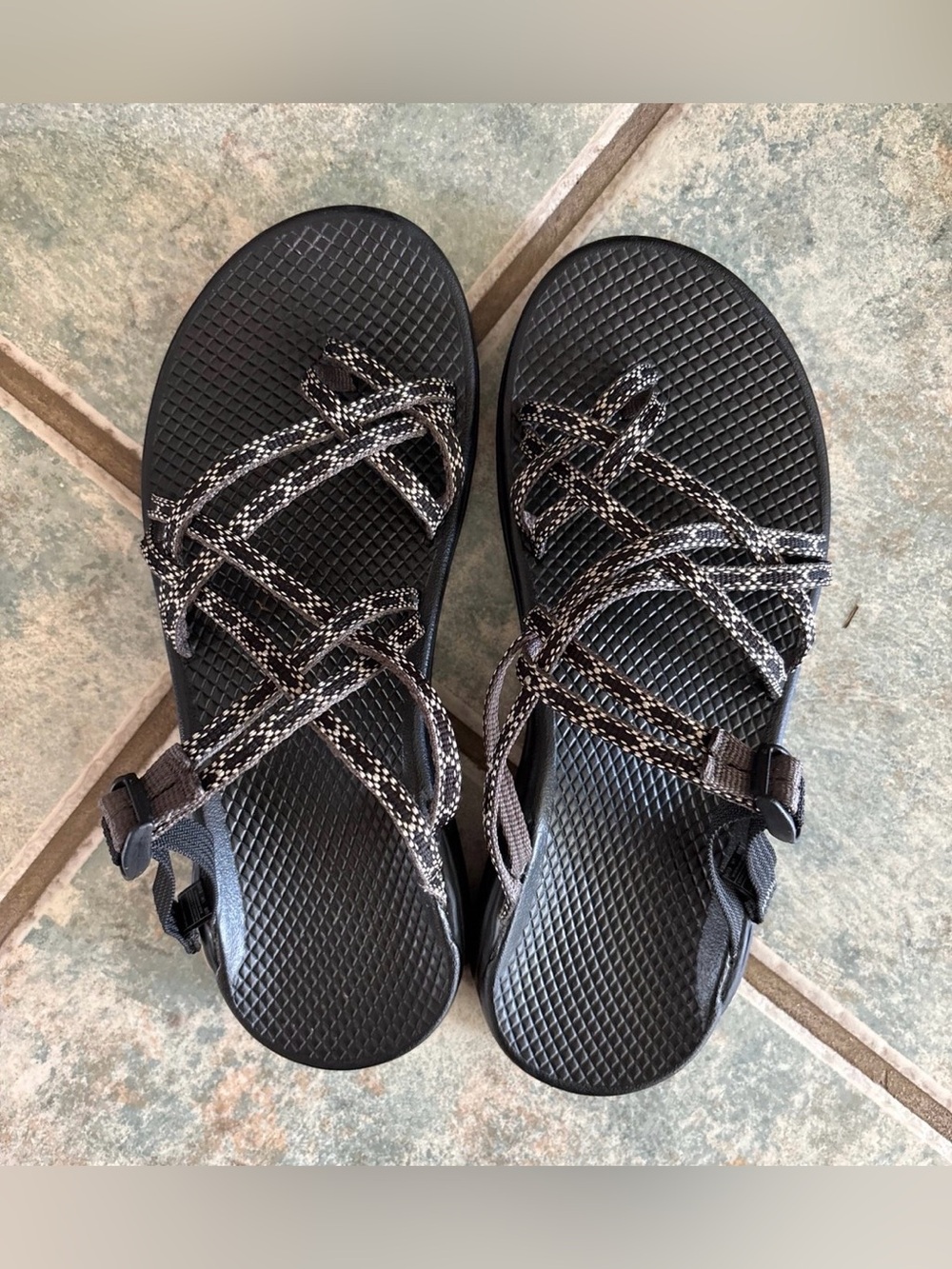 Women's Chaco’s Black Strappy Outdoor Sandals